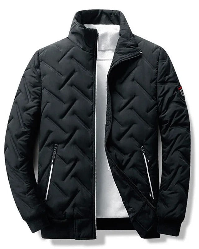 Herren Winterjacke Wattierte Isolierung Warm