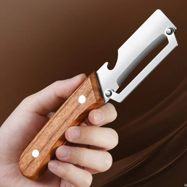 Professioneller Gemüseschäler mit 3 Klingen Edelstahl