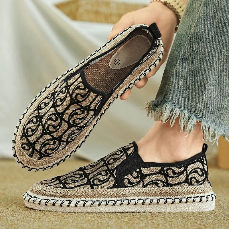 Männer Segeltuchschuhe Braun Casual - BerlinGlamour