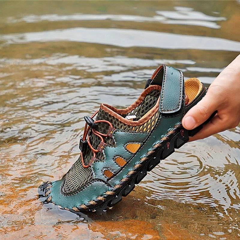 Herren Sandalen Mesh Leicht Freizeit
