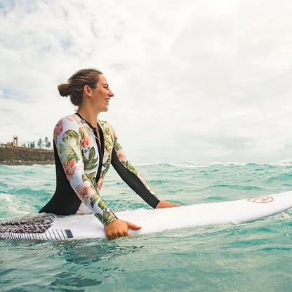 Sportlicher Badeanzug Langärmlig Surfen Damen