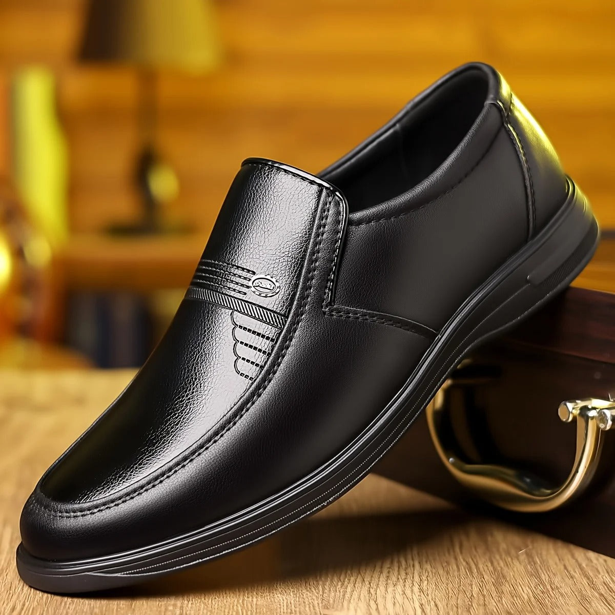 Männer Schuhe Formell Schwarze Lederschuhe