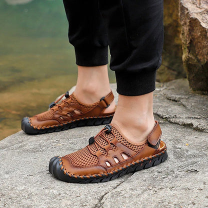Herren Sandalen Mesh Leicht Freizeit
