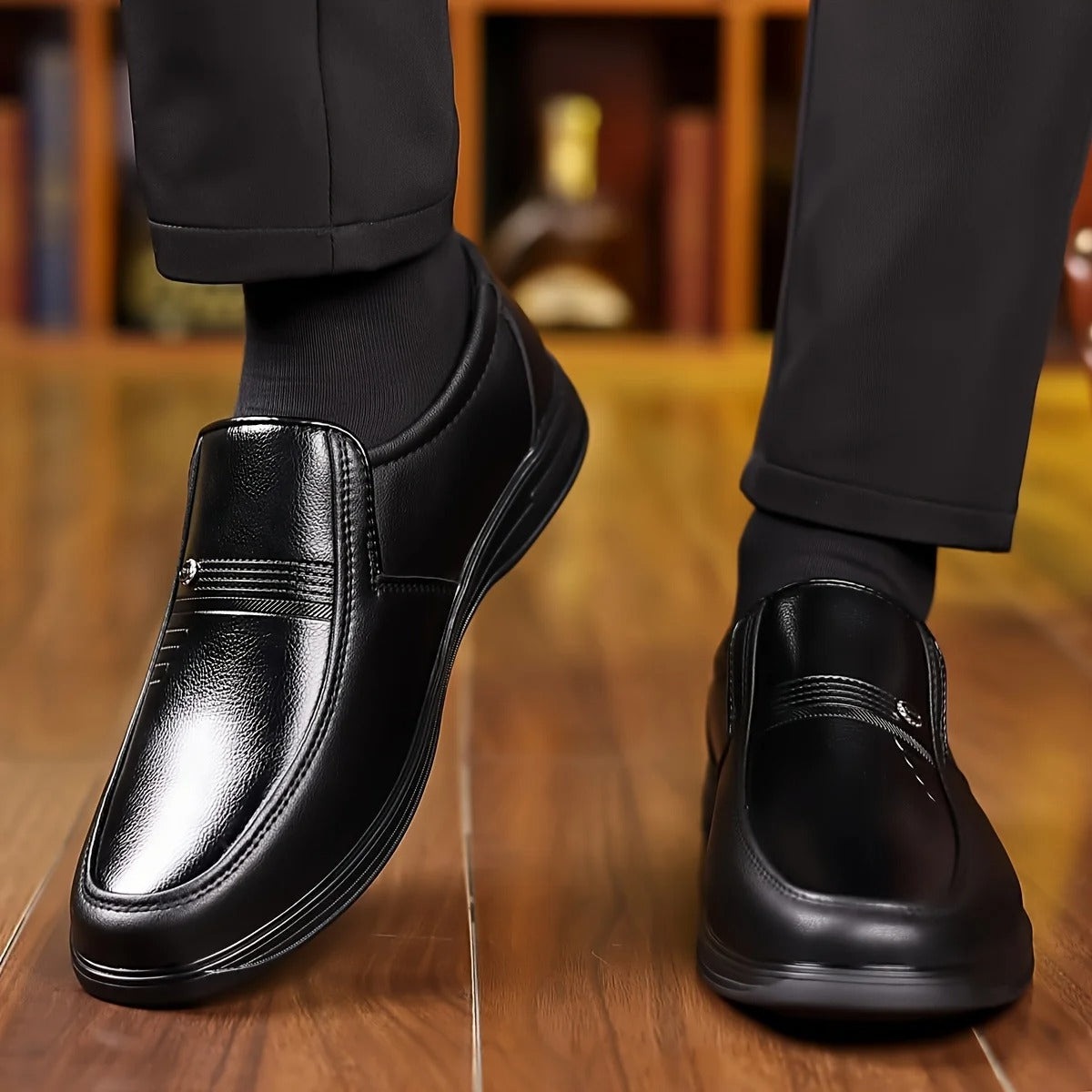 Männer Schuhe Formell Schwarze Lederschuhe