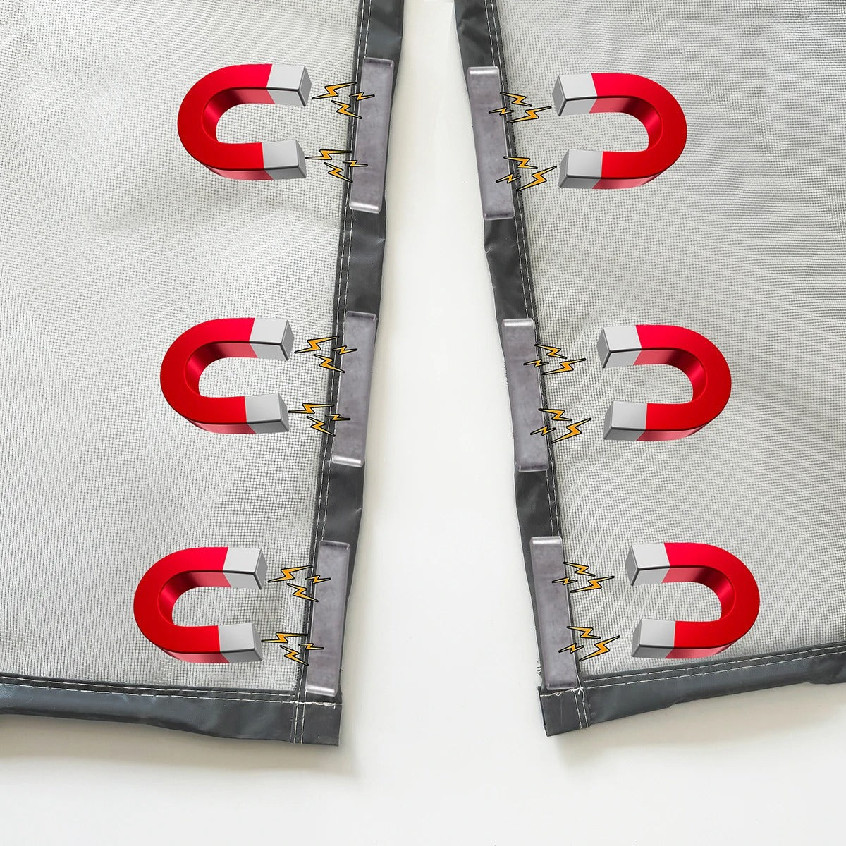 Magnetische Fliegengittertür Insektenschutz Gittertür Selbstklebend