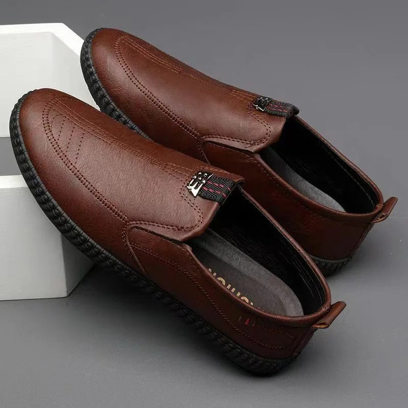 Lederschuhe Herren Business Schwarz Elegant