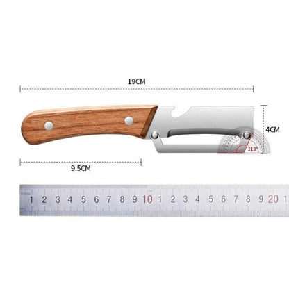 Professioneller Gemüseschäler mit 3 Klingen Edelstahl