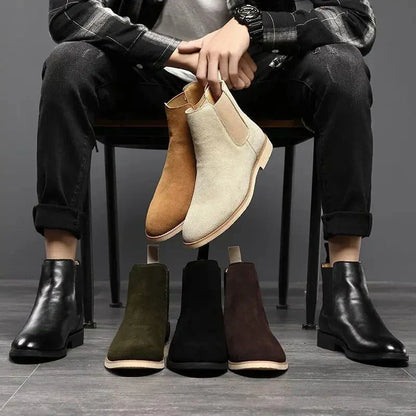 Weiche Wildleder Boots Damen Stiefel Komfort