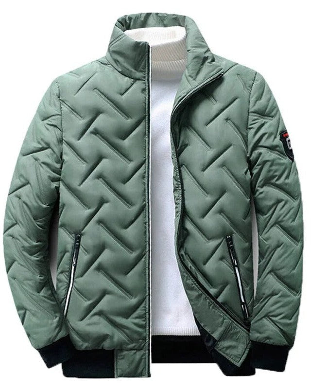 Herren Winterjacke Wattierte Isolierung Warm