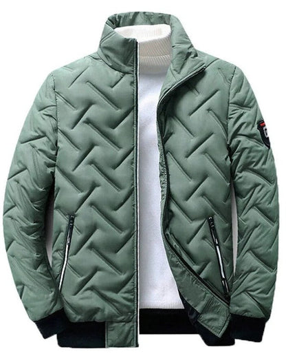 Herren Winterjacke Wattierte Isolierung Warm