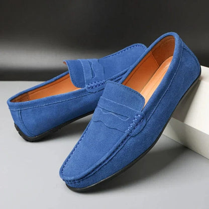 Herren Loafer Schuhe Wildleder Klassisch Elegent