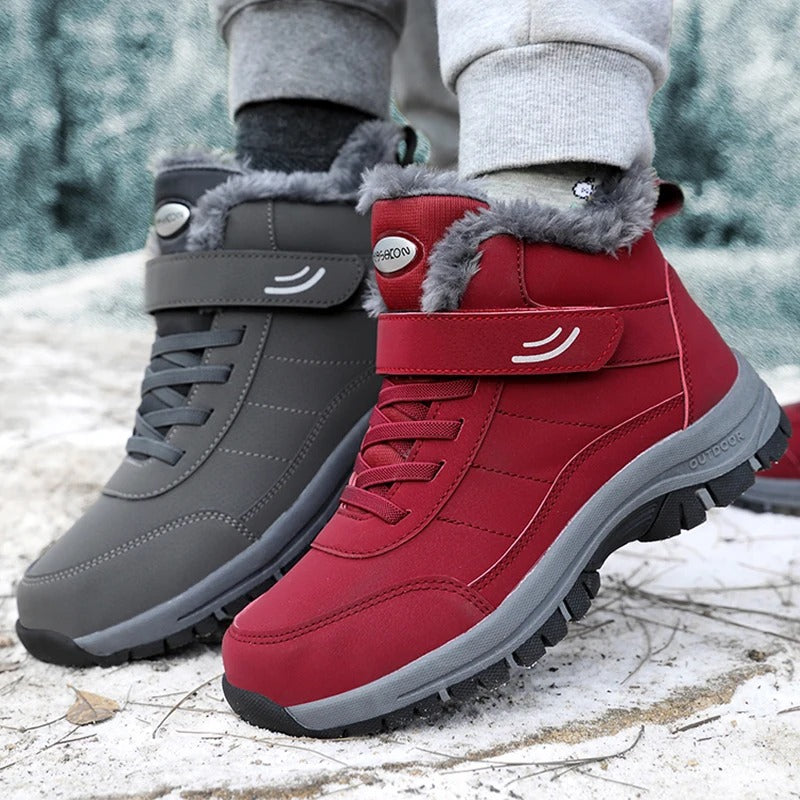 Frauen Schneestiefel Warm Fell lined Winter Stiefel