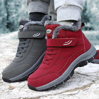 Frauen Schneestiefel Warm Fell lined Winter Stiefel