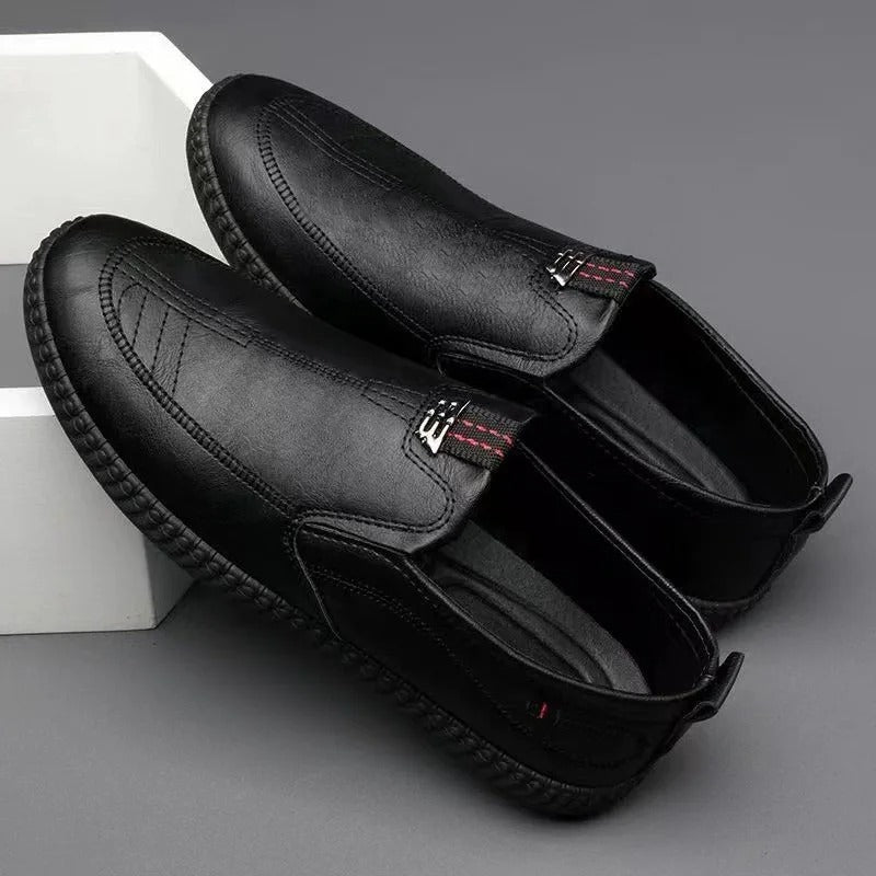 Lederschuhe Herren Business Schwarz Elegant