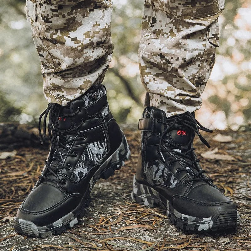 Militärstiefel Taktisch robust Schwarz - BerlinGlamour