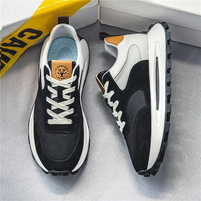 Herren Laufschuh Sportlich Schwarz