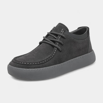 Herren-Sneaker Wildlederoptik Schnürschuhe Bequem