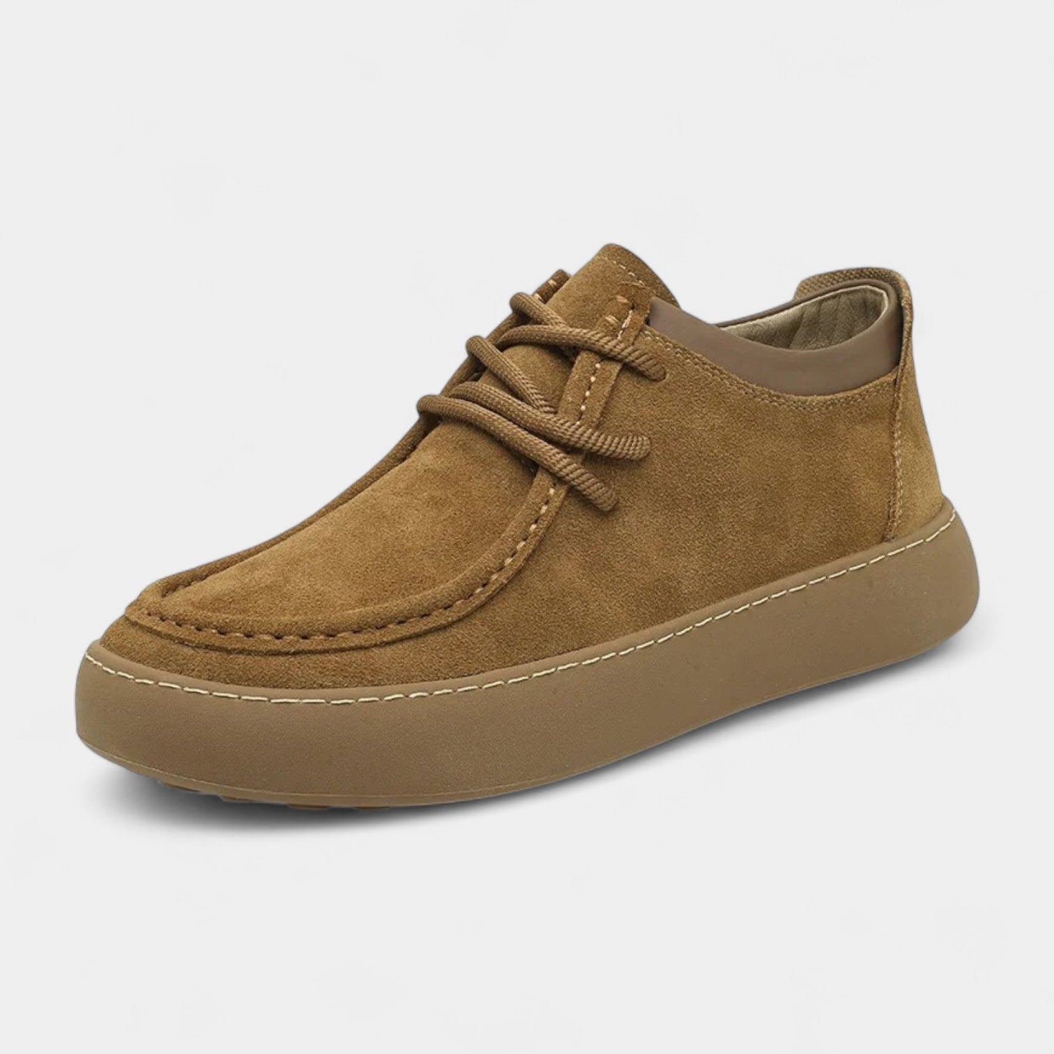 Herren-Sneaker Wildlederoptik Schnürschuhe Bequem - BerlinGlamour