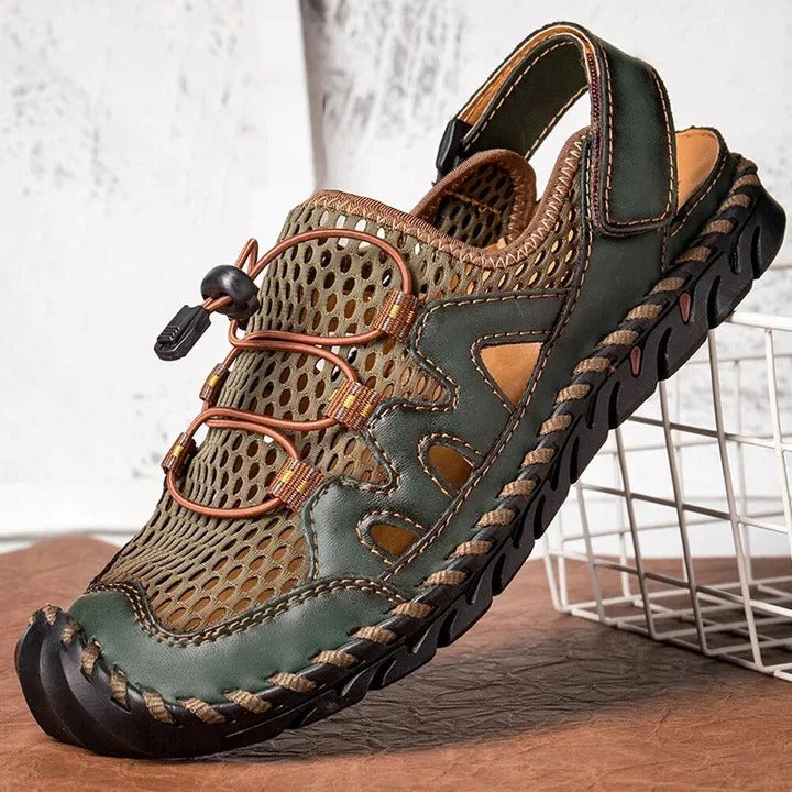 Herren Sandalen Mesh Leicht Freizeit