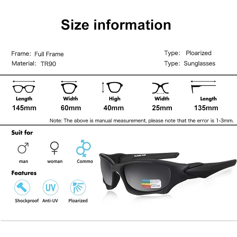 Motorrad Sonnenbrille Polarisiert Sportlich Klare Sicht