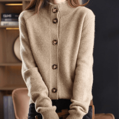 Damen Strickjacke Leicht Bequem Casual