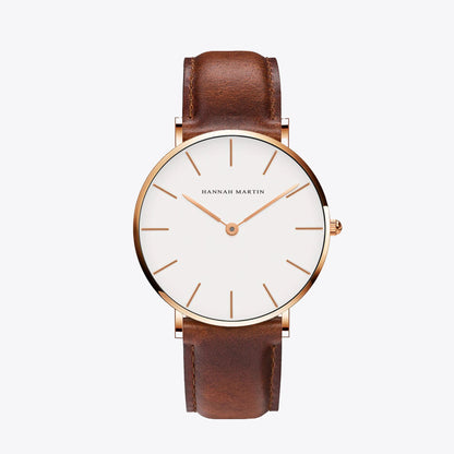 Herren Armbanduhr Elegantes Design Leder