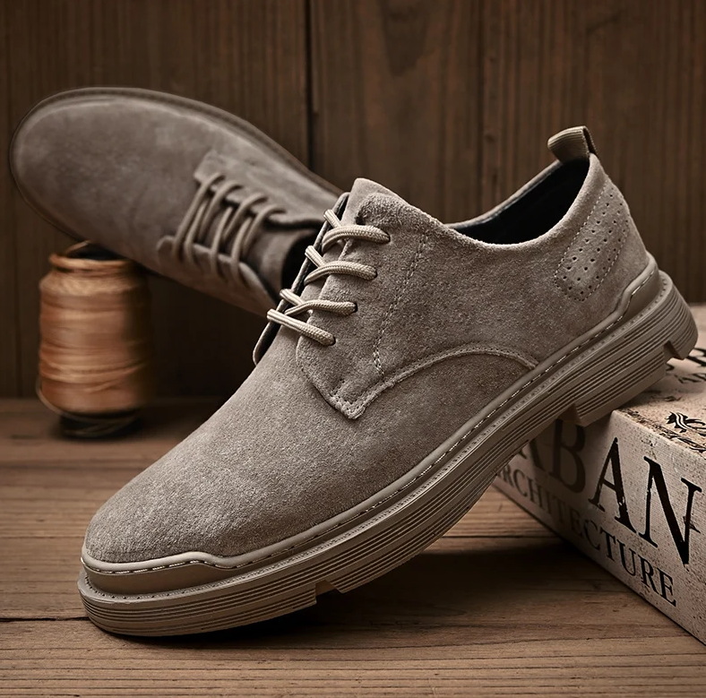 Herren Wildleder Schuhe Elegante Premium Qualität