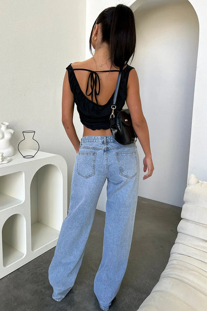 Damen Jeans Frühling Bequem Gerade