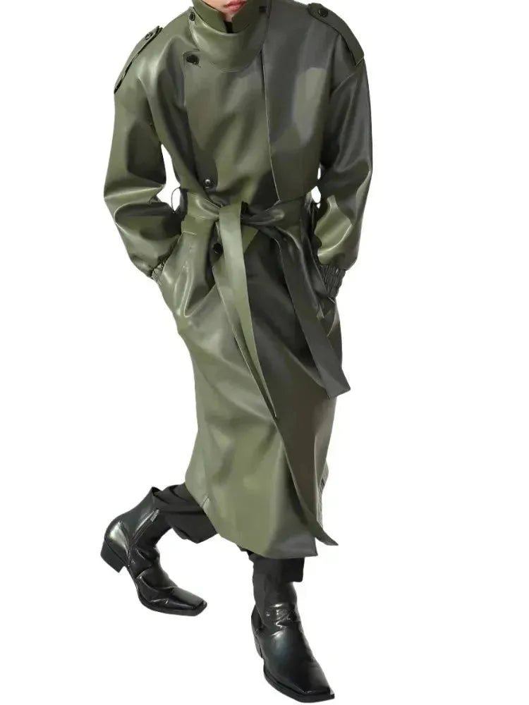 Leder Gürtel Herren Freizeit Schwarz Ledergürtel - BerlinGlamour