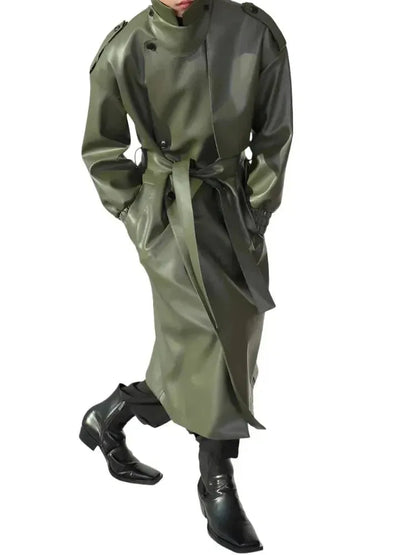 Leder Gürtel Herren Freizeit Schwarz Ledergürtel - BerlinGlamour