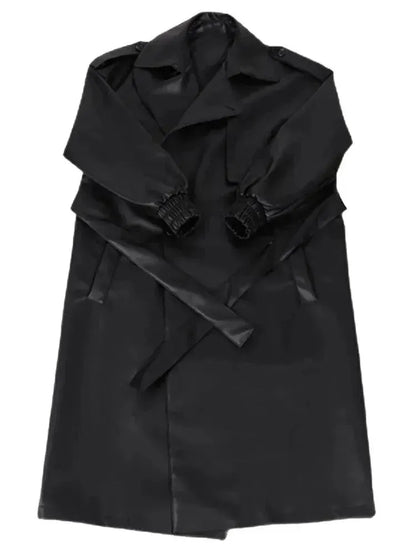 Leder Gürtel Herren Freizeit Schwarz Ledergürtel