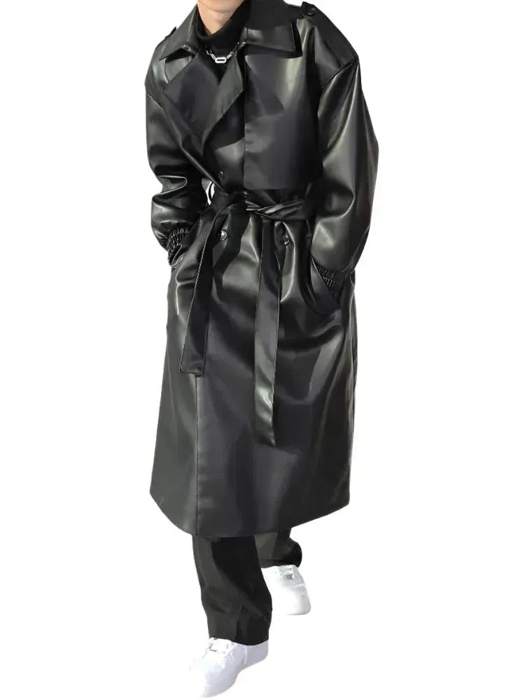 Leder Gürtel Herren Freizeit Schwarz Ledergürtel