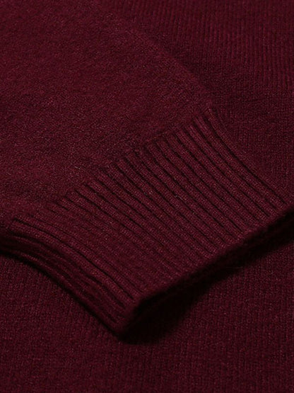 Herren Rollkragenpullover Slim Fit Frühlingslook Modern