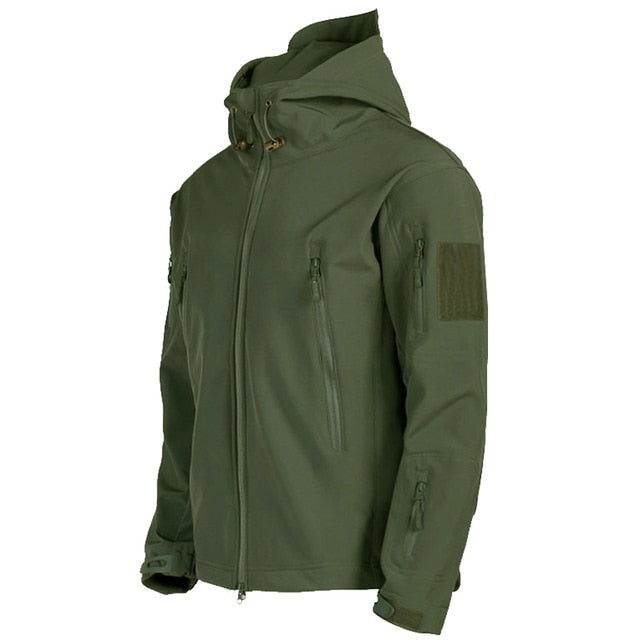 Herren Softshelljacke Wasserdicht Mit Kapuze Warm