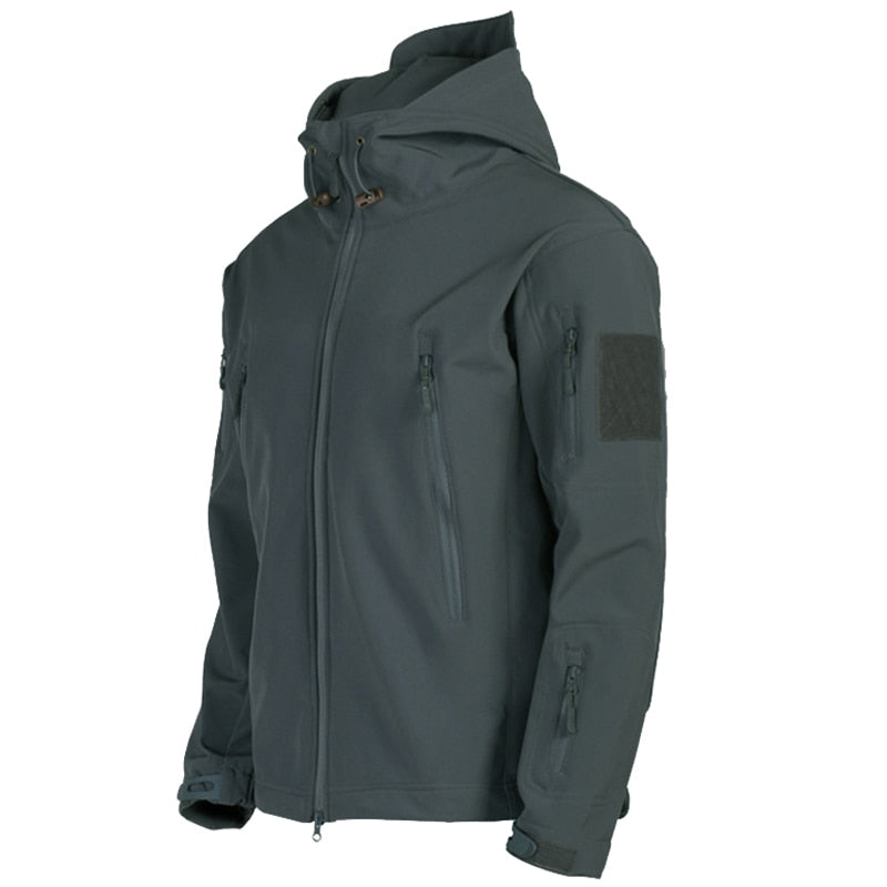 Herren Softshelljacke Wasserdicht Mit Kapuze Warm