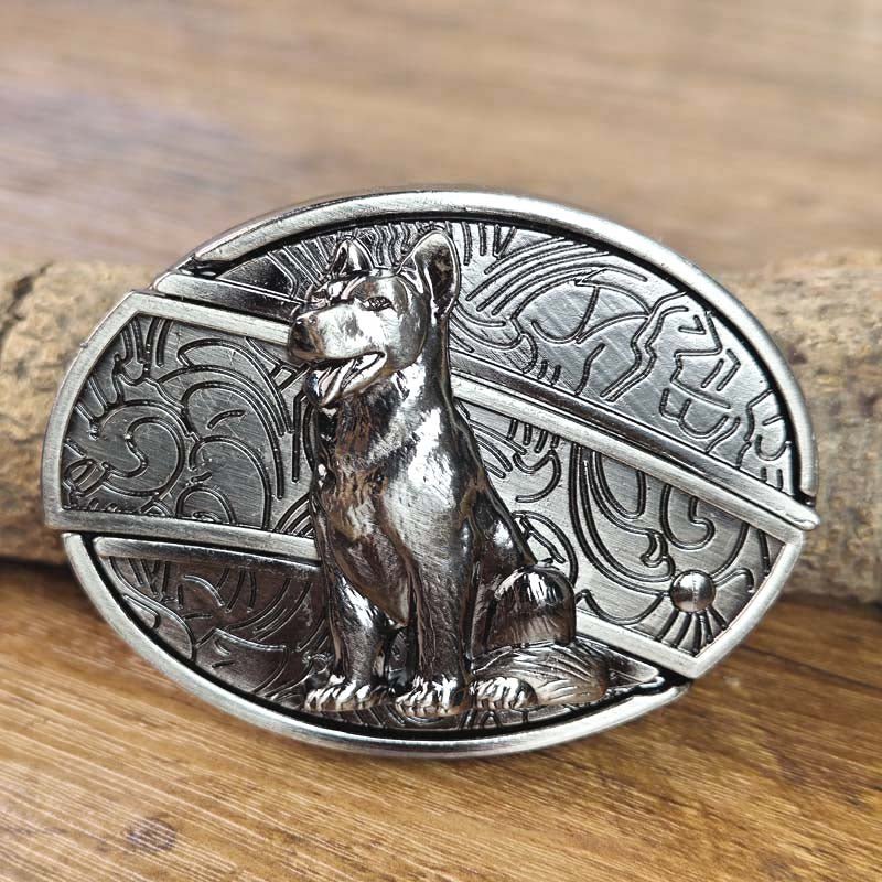 Western Gürtelschnalle Metall Oval Modern Cowboys Stil