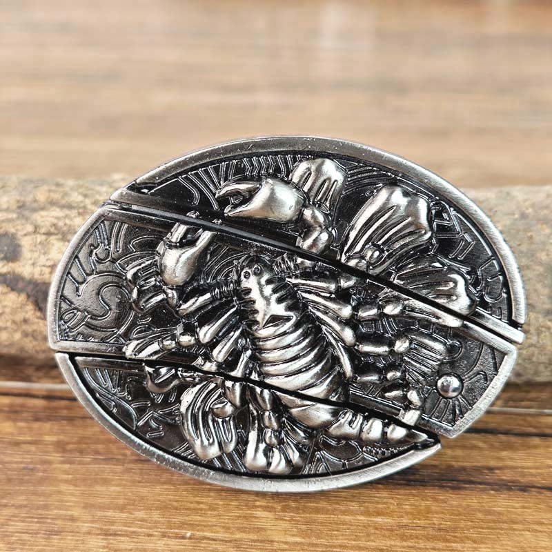 Western Gürtelschnalle Metall Oval Modern Cowboys Stil