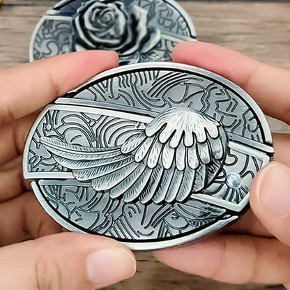 Western Gürtelschnalle Metall Oval Modern Cowboys Stil
