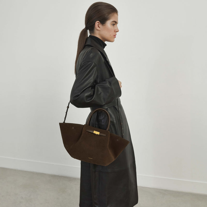 Elegante Leder Tote Tasche Vielseitig Everyday