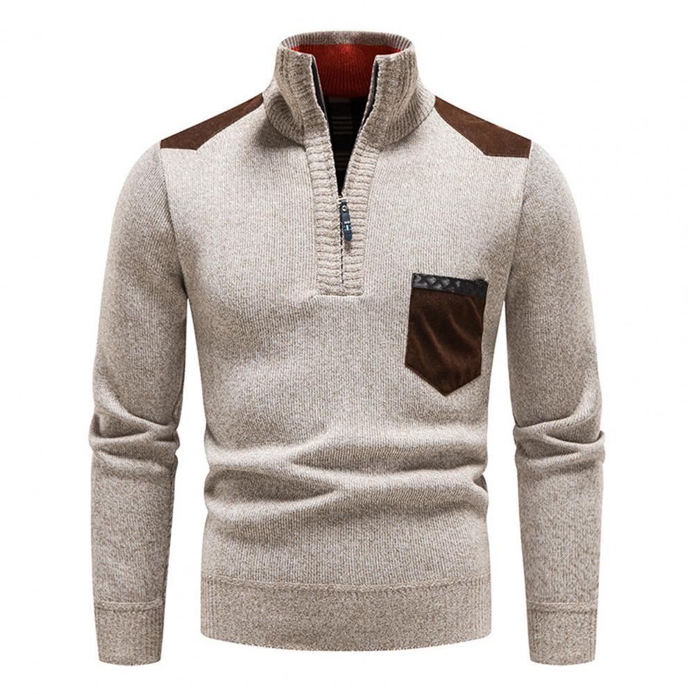 Herren Pullover Merino Wolle Warm und Bequem