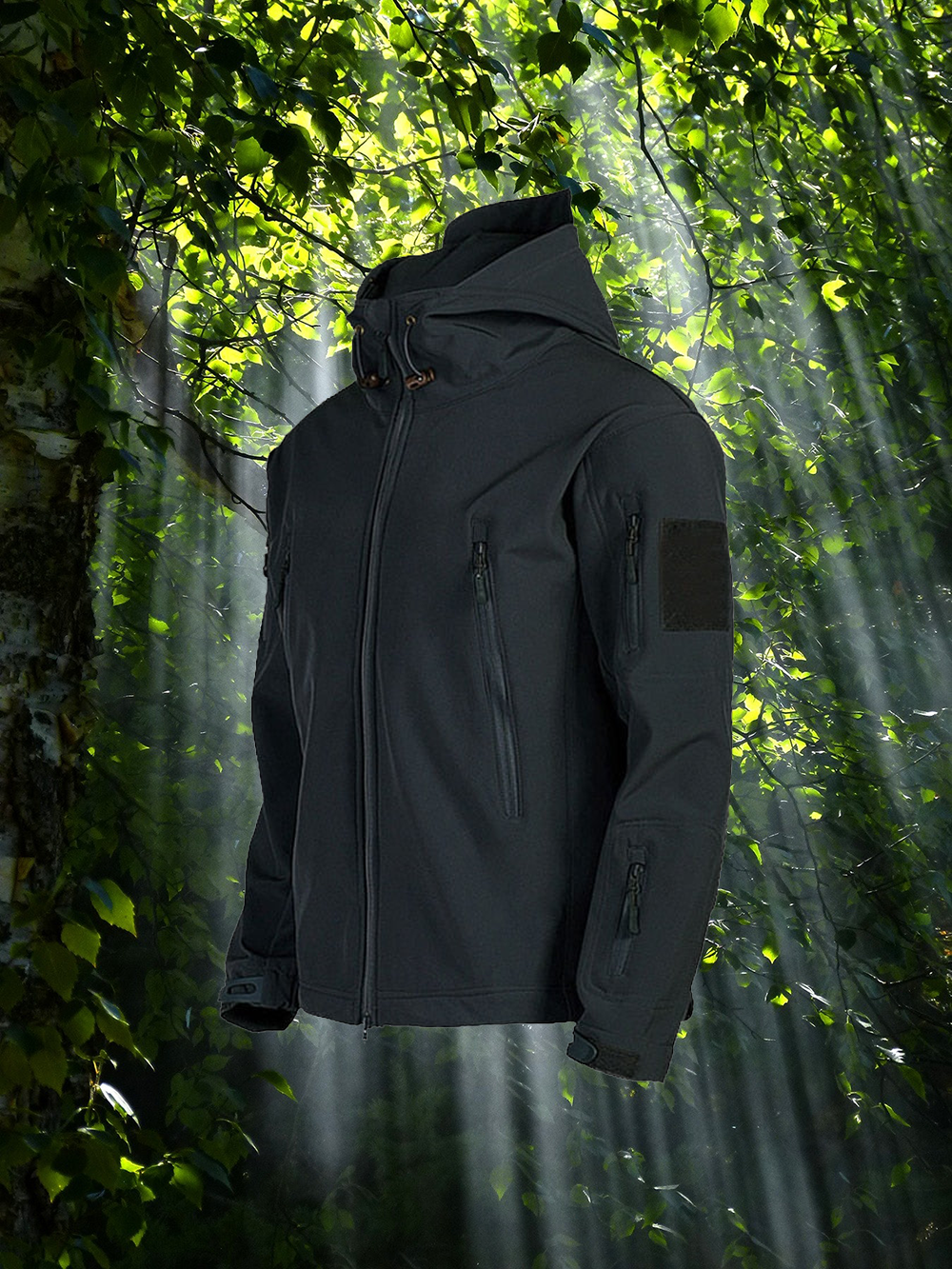 Herren Outdoor Jacke Wasserdicht atmungsaktiv