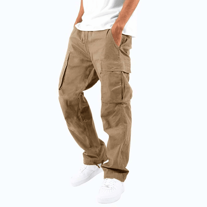 Herren Cargo Hose Bequem Flexibel Mit Vielen Taschen