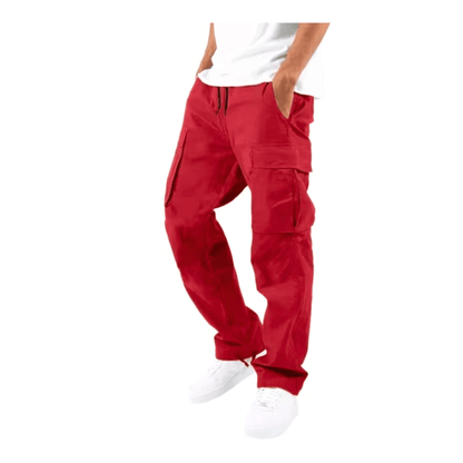 Herren Cargo Hose Bequem Flexibel Mit Vielen Taschen