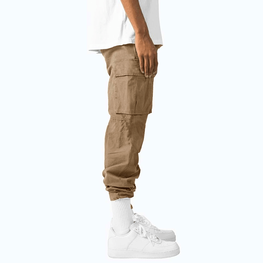 Herren Cargo Hose Bequem Flexibel Mit Vielen Taschen - BerlinGlamour