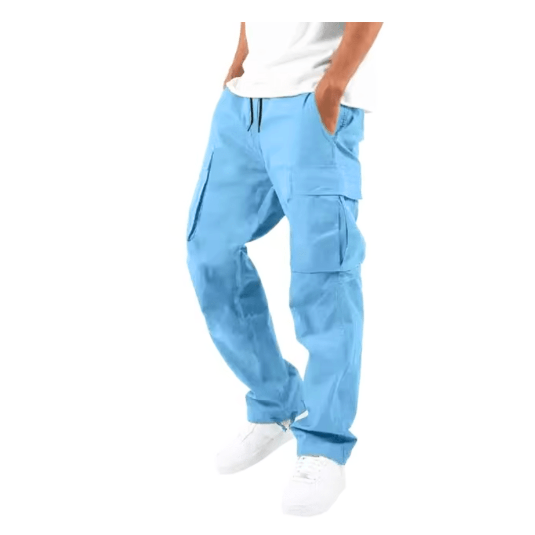 Herren Cargo Hose Bequem Flexibel Mit Vielen Taschen