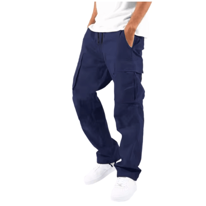 Herren Cargo Hose Bequem Flexibel Mit Vielen Taschen