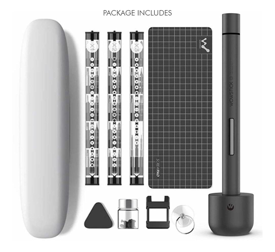 Kompakter Mini Elektroschrauber Akkuschrauber Set