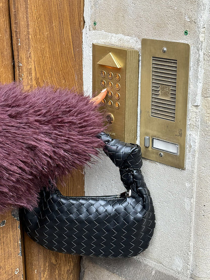 Geflochtene Mini Handtasche Boho Stil