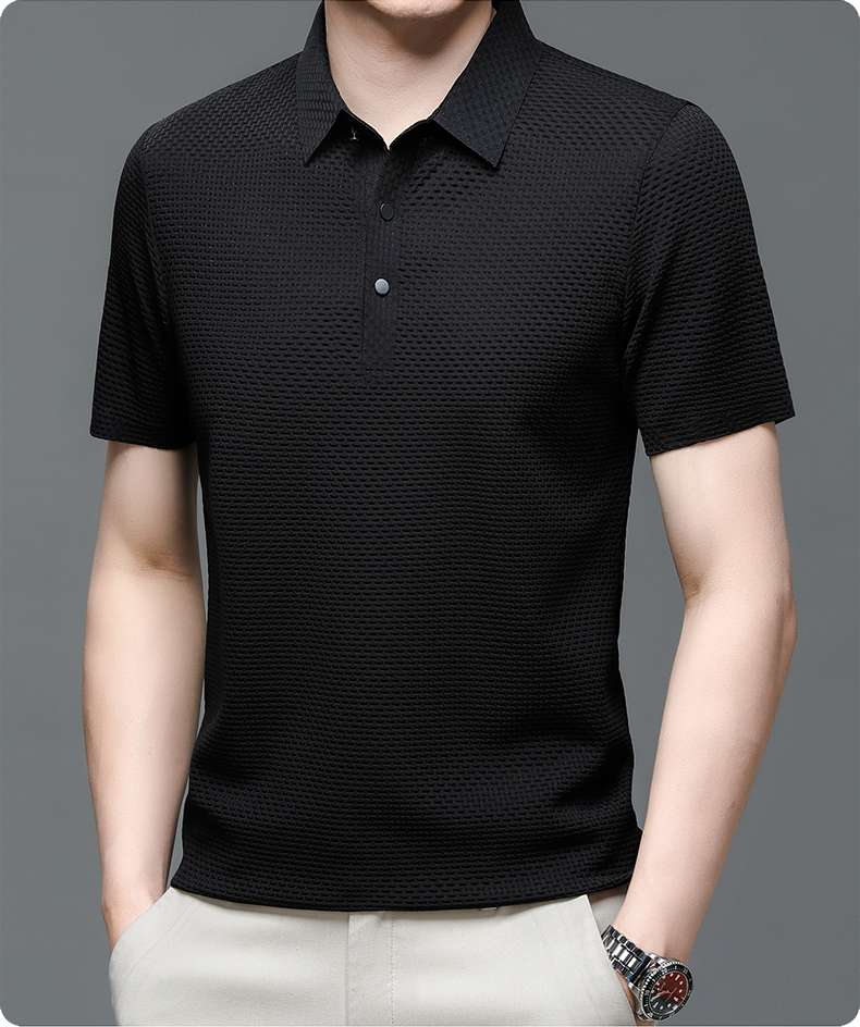 Herren Poloshirt atmungsaktiv Mesh Qualität