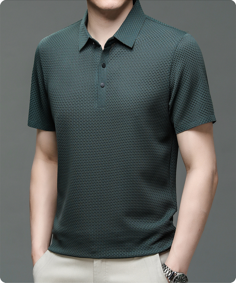 Herren Poloshirt atmungsaktiv Mesh Qualität
